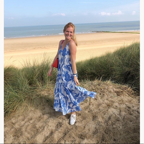 H&M SLEEVELESS LONG DRESS - Picture 3 of 8